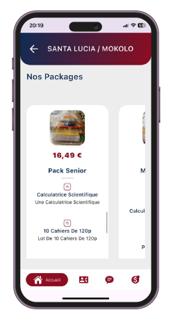 App Dhoola - Choix des services